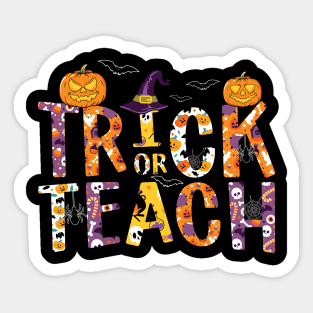 Trick or Teach Sticker